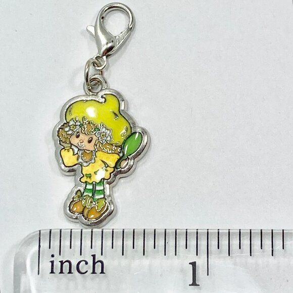 Vintage Strawberry Shortcake Lemon Meringue Clip On Charm Zipper Pull Bag - Picture 7 of 8